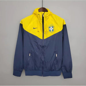 Corta-vento Seleção Brasileira - Amarela e Azul